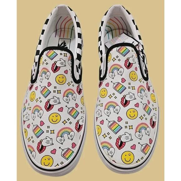 Vans ~Men\'s 11~ Flour Shop Icon Checker Board Classic Slip on Shoes Sneakers NEW main image 4